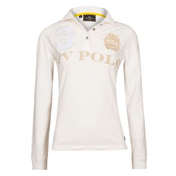 Polo shirt Favouritas EQ long sleeve -  Ecru