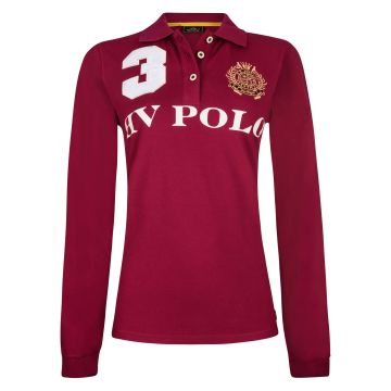 Polo shirt Favouritas EQ long sleeve -  Roja