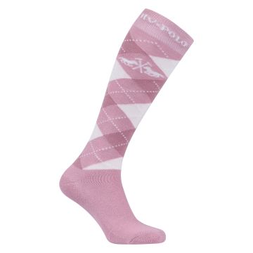 Socks HVP-Argyle -  Pretty pink