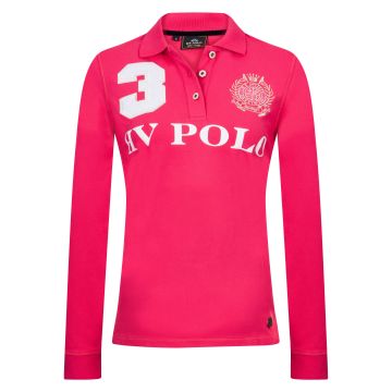 Polo shirt Favouritas EQ long sleeve -  Fuchsia