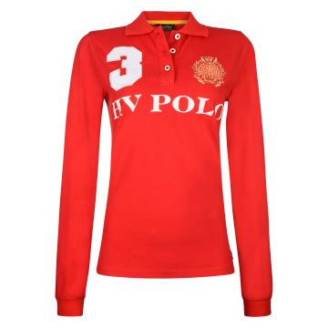 Polo shirt Favouritas EQ long sleeve -  Flame