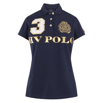 Polo shirt Favouritas EQ -  Navy-Gold